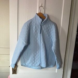 Avalanche Sky Blue Quilted Puffer Jacket